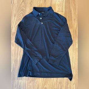 Men’s Dunning Golf Long Sleeve Polo, soft fabric